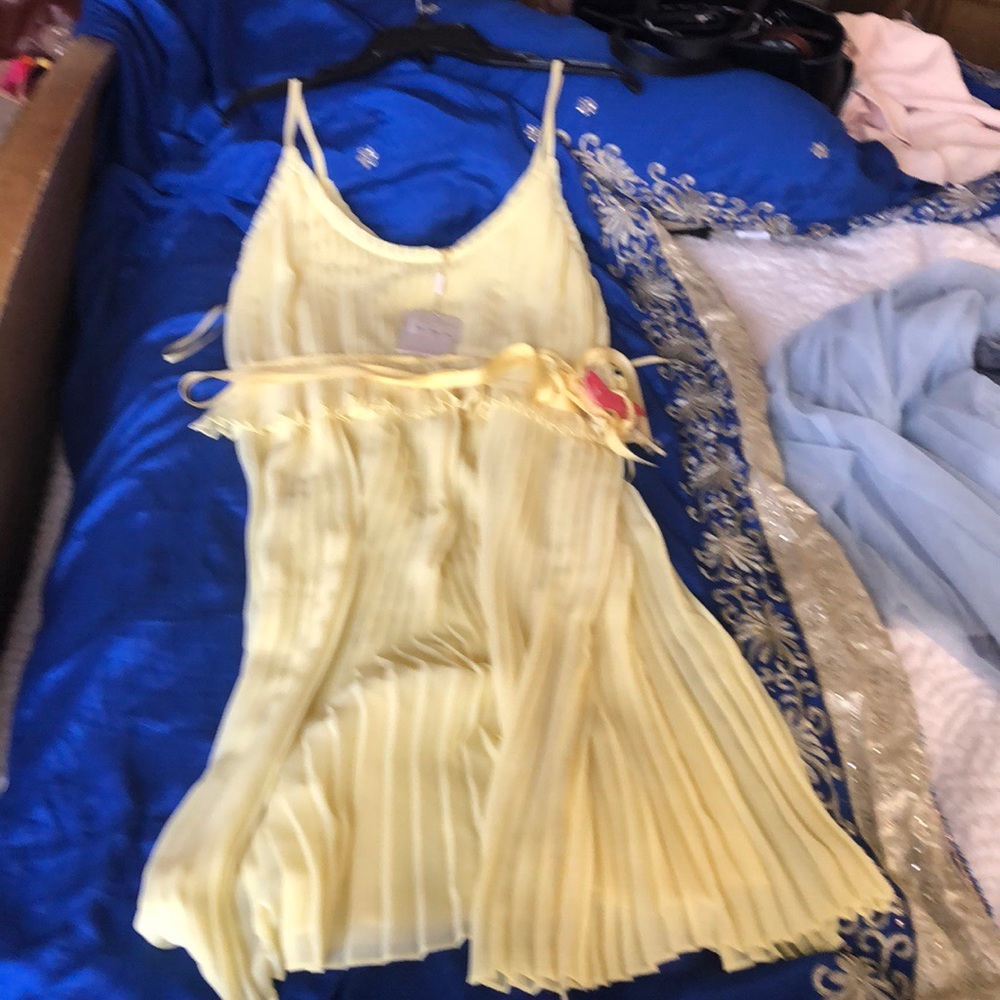 Monsoon | Chiffon A-Line Pleated Dress